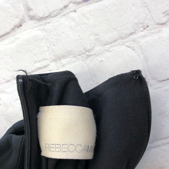 Rebecca Minkoff Women Sleeveless Jumpsuit V-Neck Size Large Black M112 -27 - Picture 2 of 16